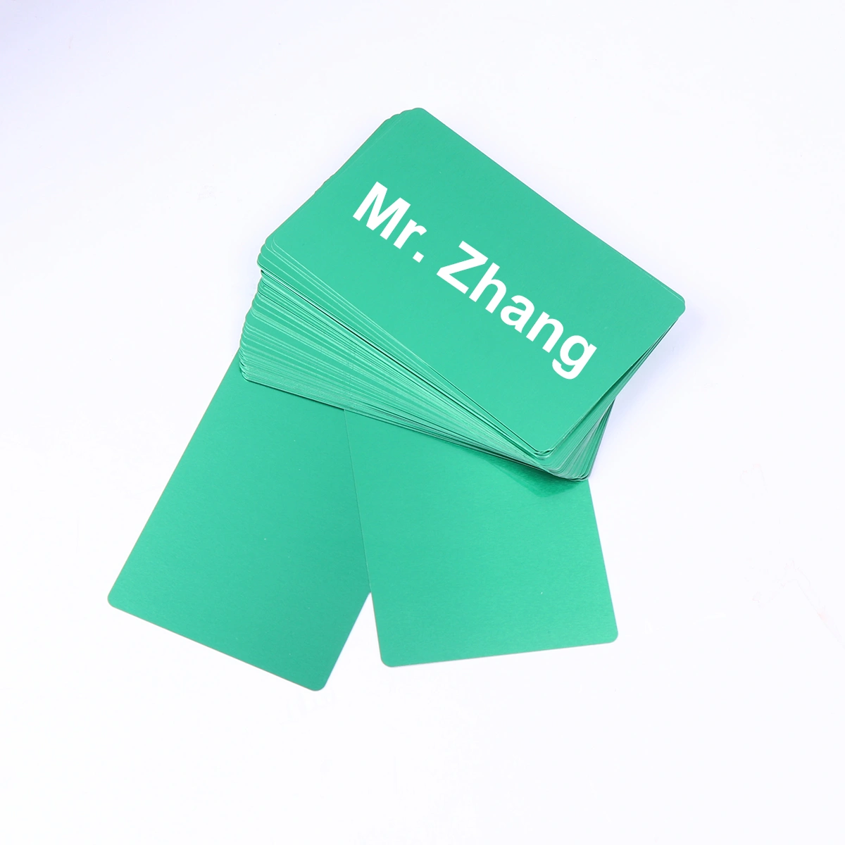 100Pcs Engraved Business Cards Metal Name Cards Blank Metal Cards Sublimation Metal Business Cards