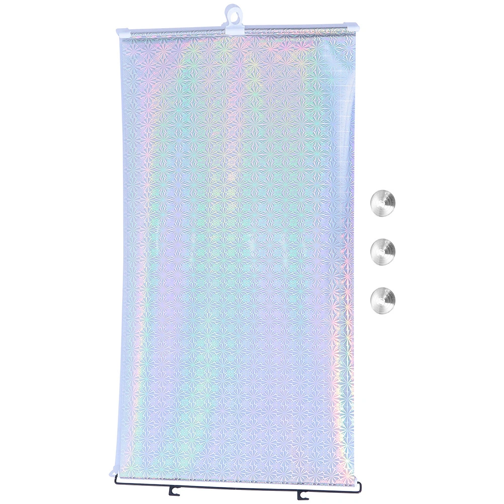 1 Set of Car Window Shade Foldable Screen Protector Window Curtain with Suction Cup