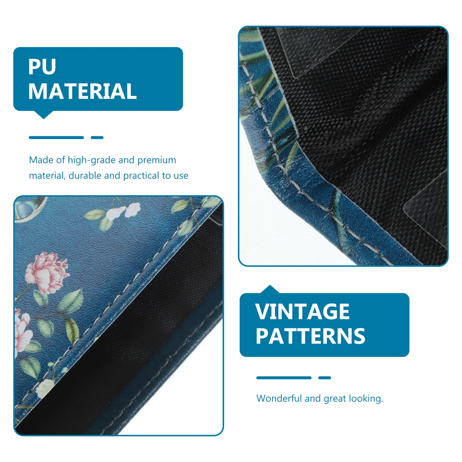 Pu Passport Holder Passport Protective Cover Cards Protector Holder for Cards Photo Passport