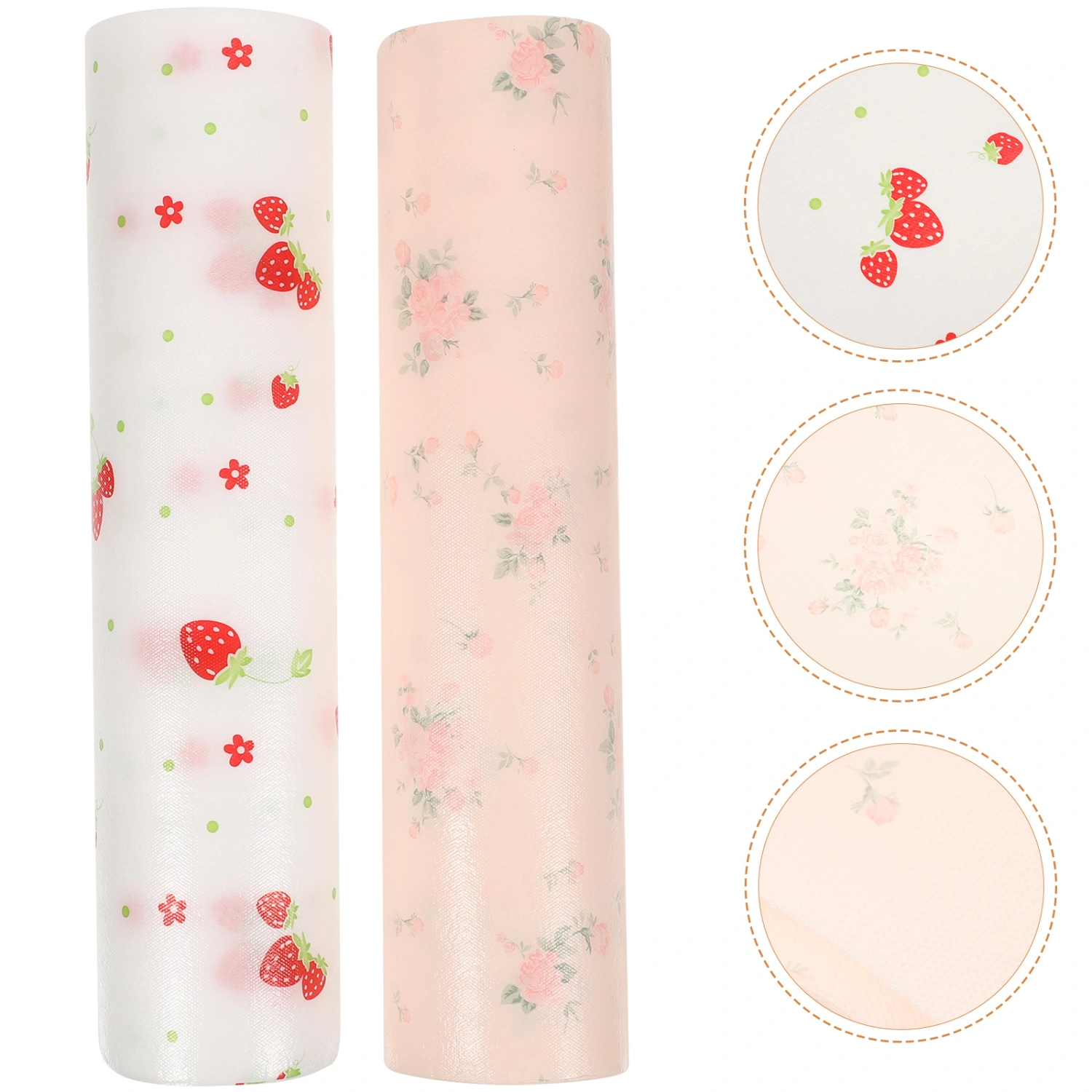 2 Rolls Fridge Liners Non Slip Non Adhesive Pantry Liners for Shelves Cabinets And Drawers