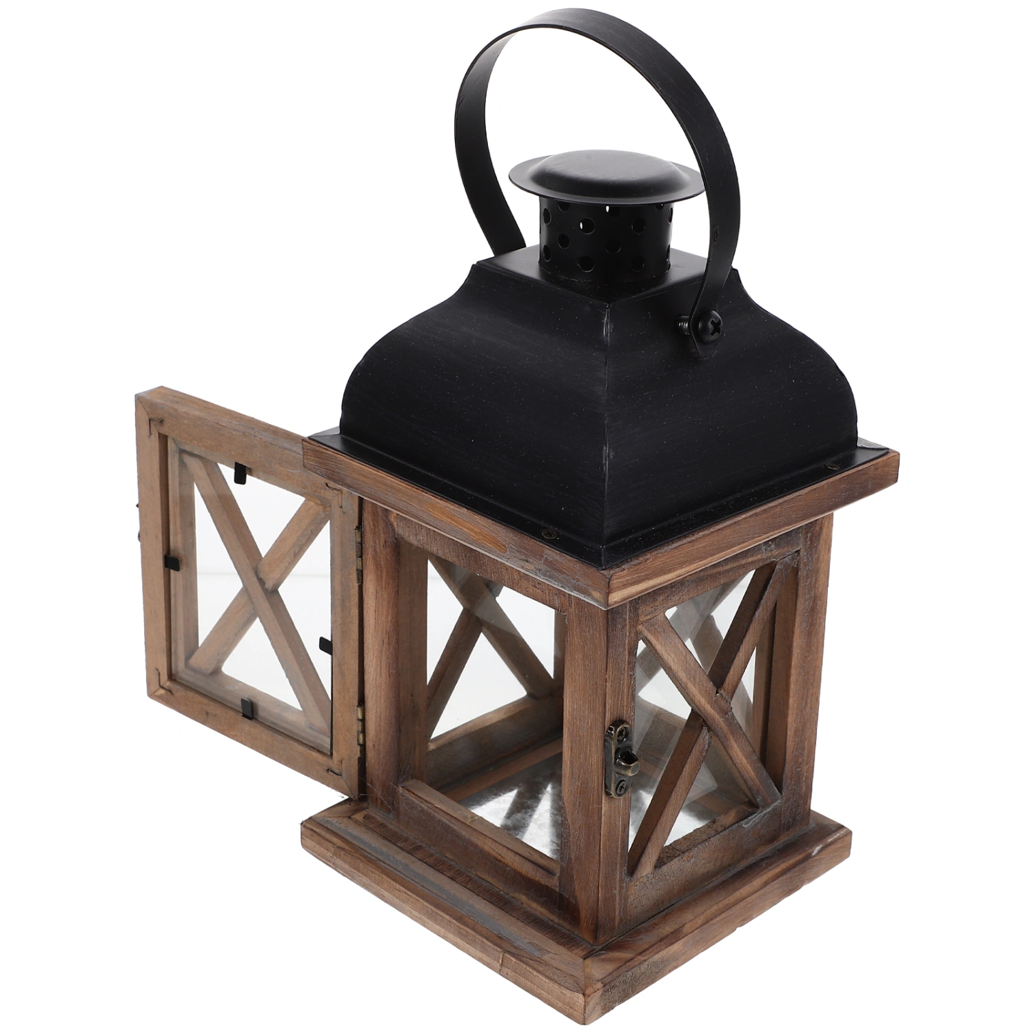 Vintage Wooden Lantern Candle Holder Wooden Candle Lantern Outdoor Lantern Candle Stand