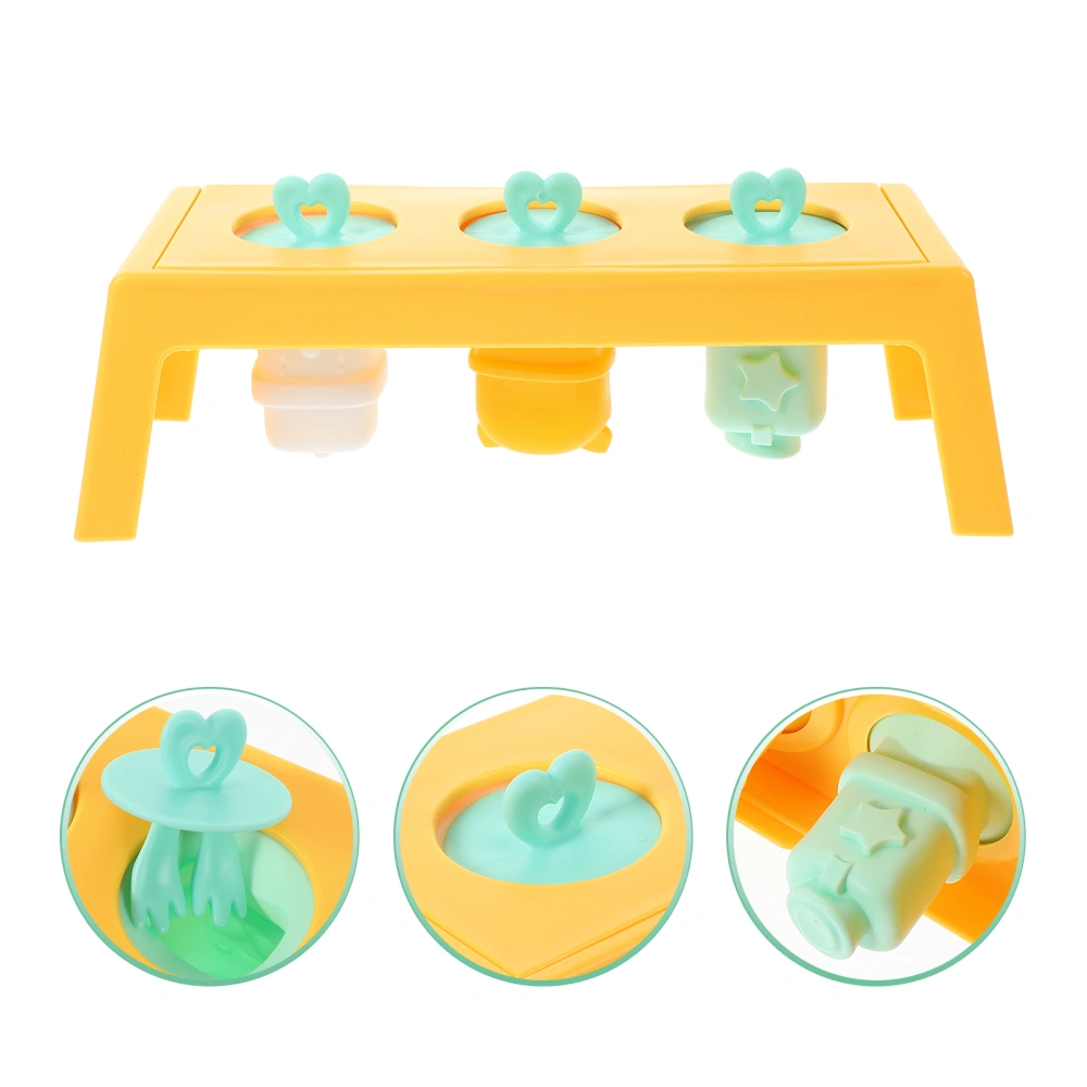 Silicone Ice Cream Mold Cartoon Ice Cream Diy Mold Household Ice Cream Making Mold