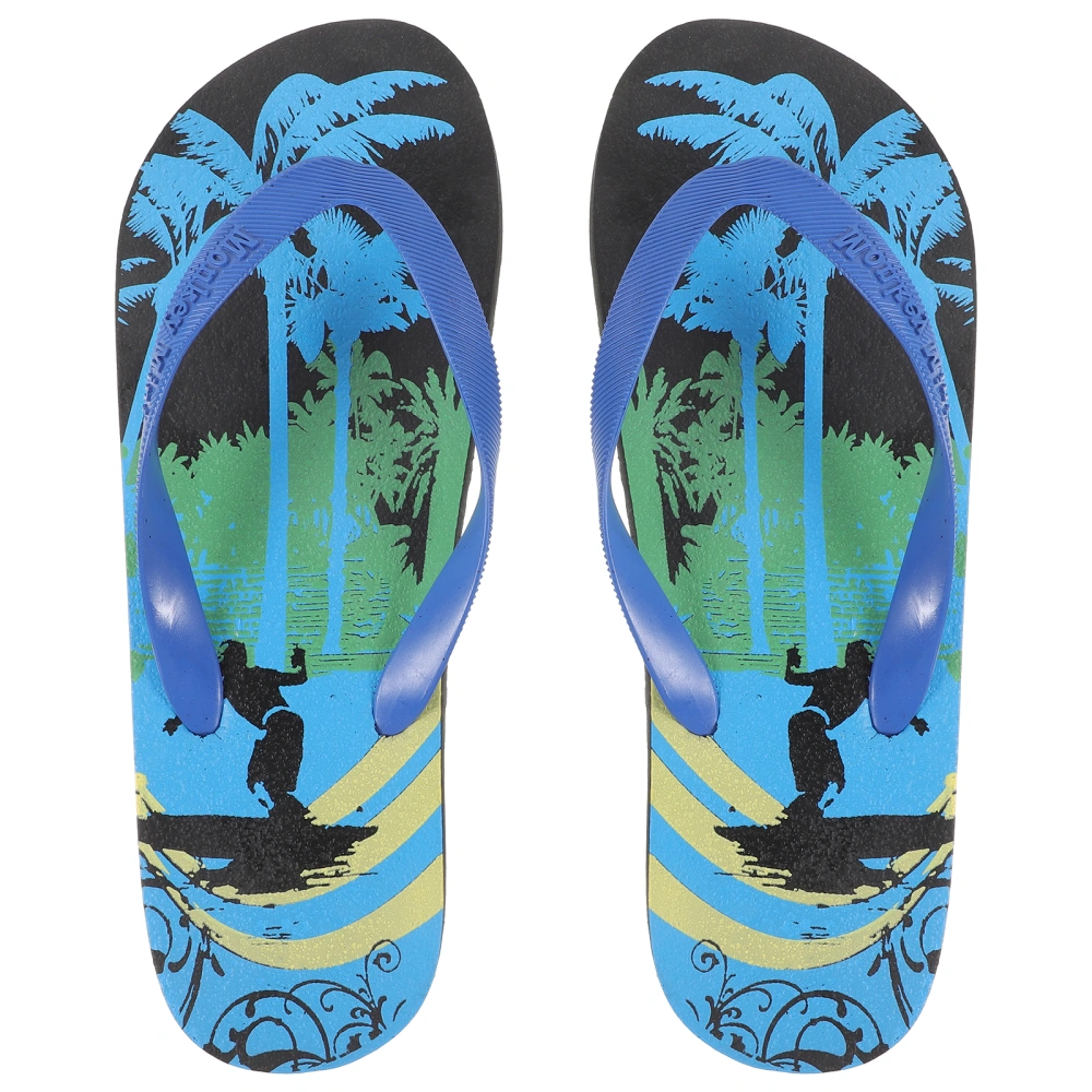 1 Pair of Flip Flops Breathable Slippers Summer Hawaii Style Slippers Fashion Slippers For Beach