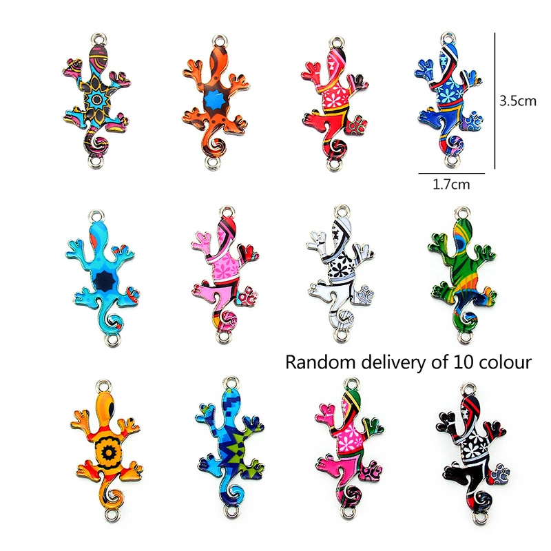 20pcs Gecko Charm Gecko Alloy Charms DIY Craft Gecko Pendants Alloy Decorative Pendants