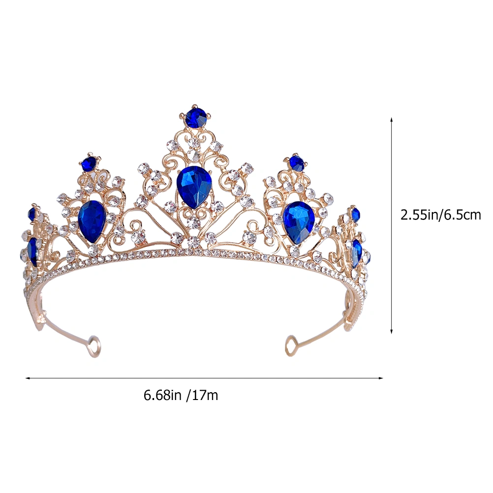 Bride Crown Wedding Bridal Tiara Rhinestone Crown Rhinestone Tiara Party Headdress
