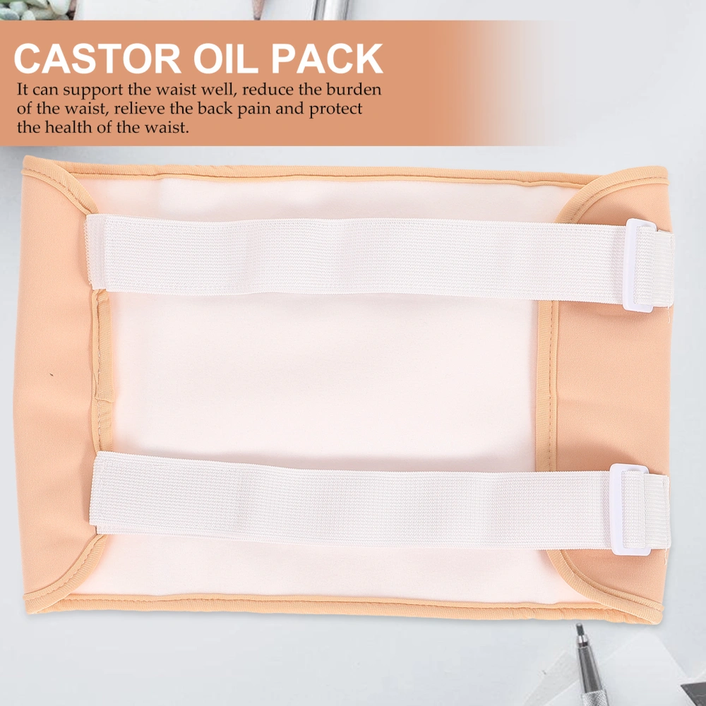 2pcs Castor Oil Pack Reusable Castor Oil Pack Castor Oil Pack Wrap Essential Oil Waistband