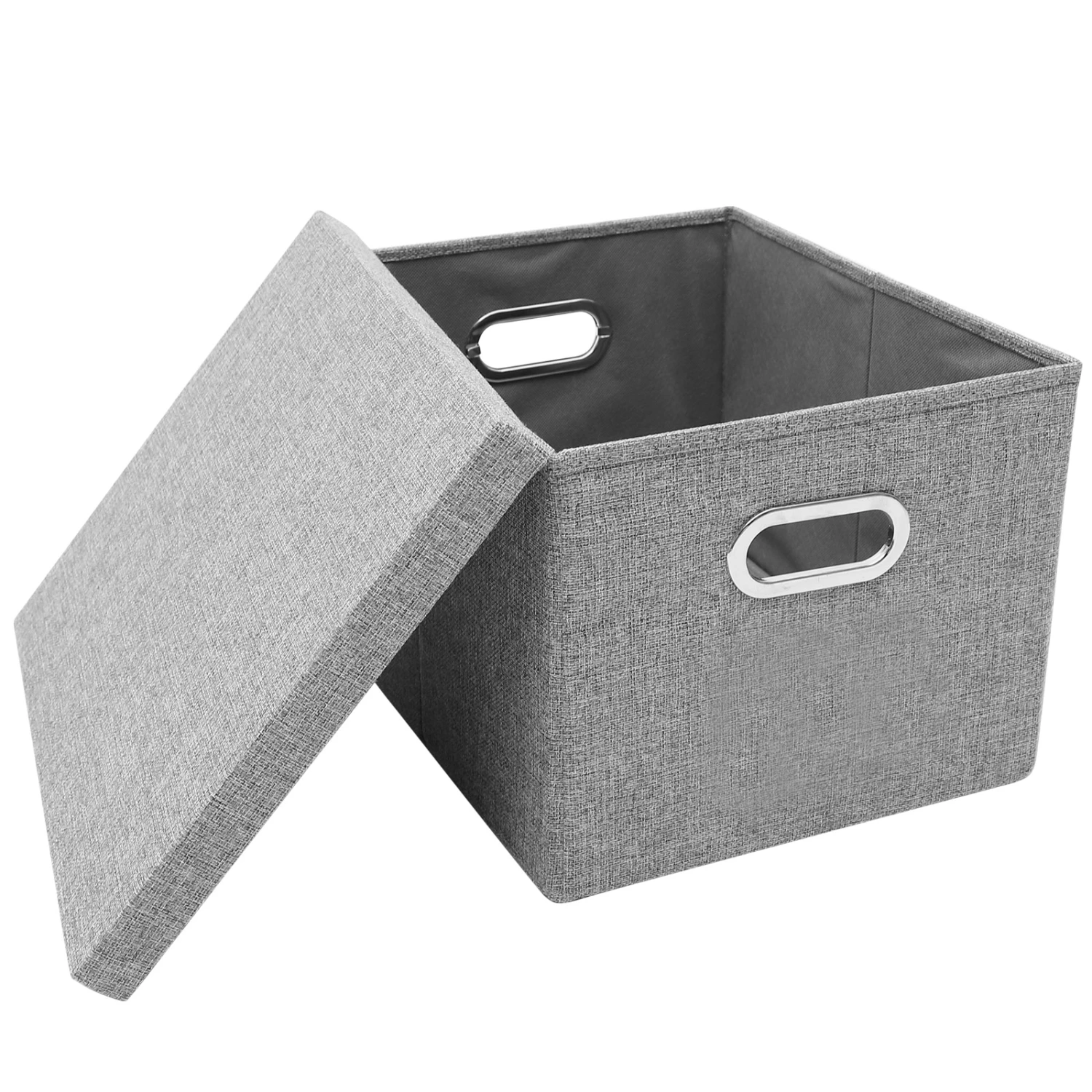 Office File Storage Box Document Organizer Lidded File Storage Container Collapsible File Container