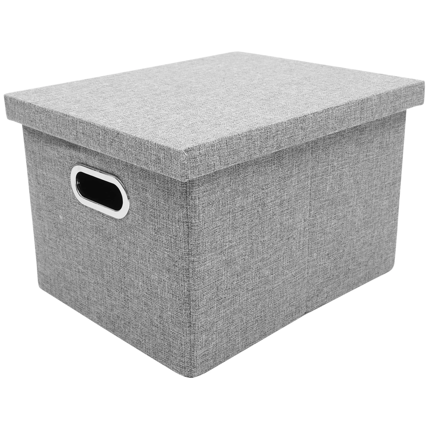 Office File Storage Box Document Organizer Lidded File Storage Container Collapsible File Container