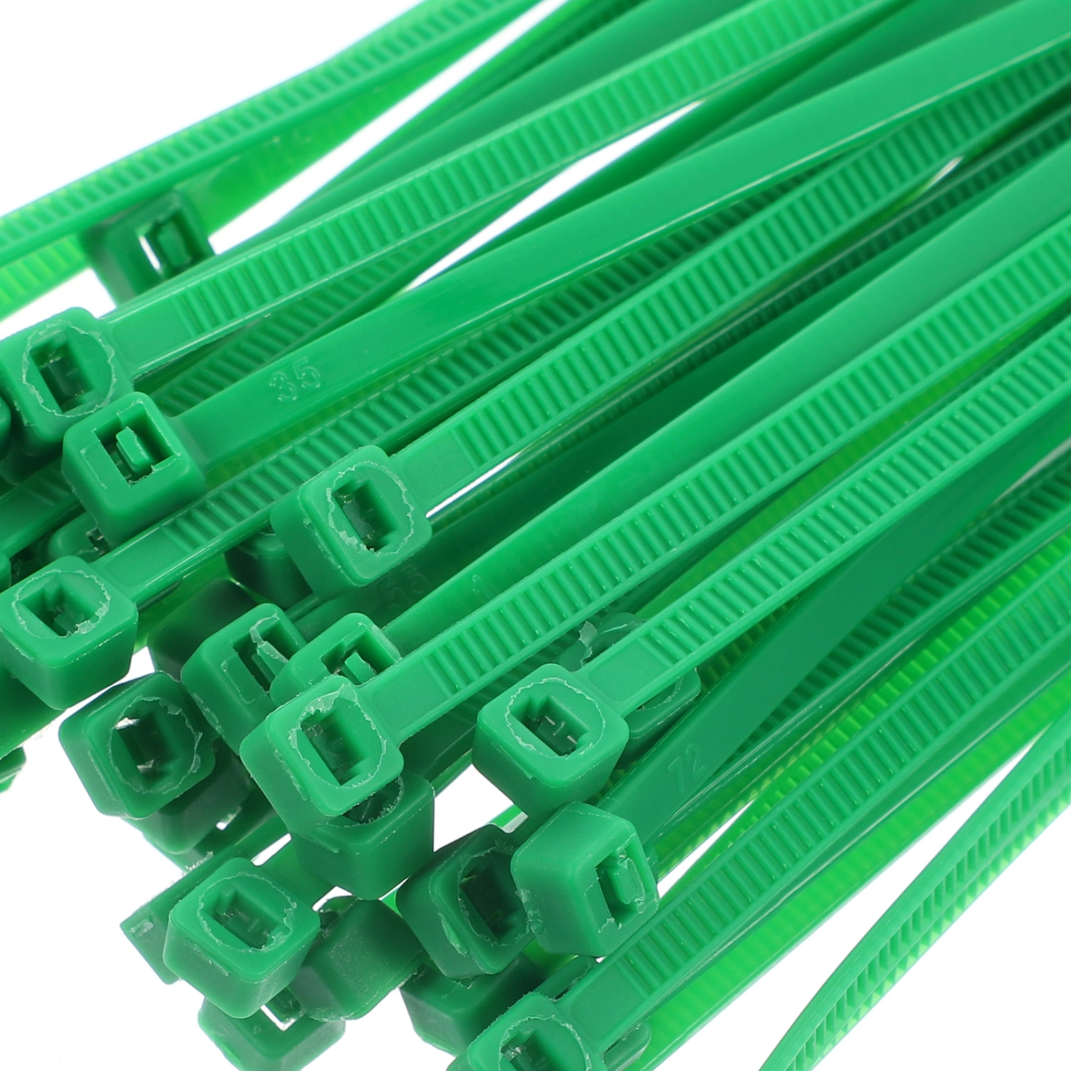 100 pcs Cable Zip Ties Heavy Duty Plastic Wire Ties Self-locking Cable Ties Zip Ties Green