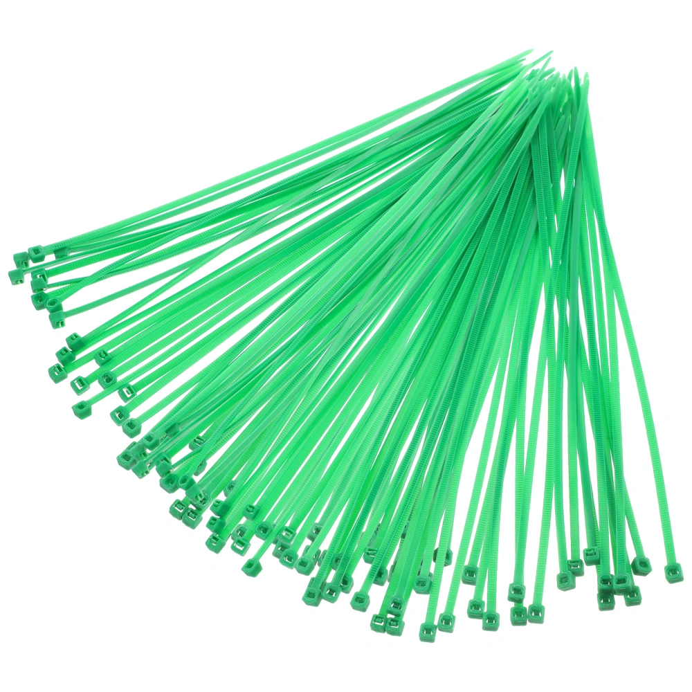 100 pcs Cable Zip Ties Heavy Duty Plastic Wire Ties Self-locking Cable Ties Zip Ties Green