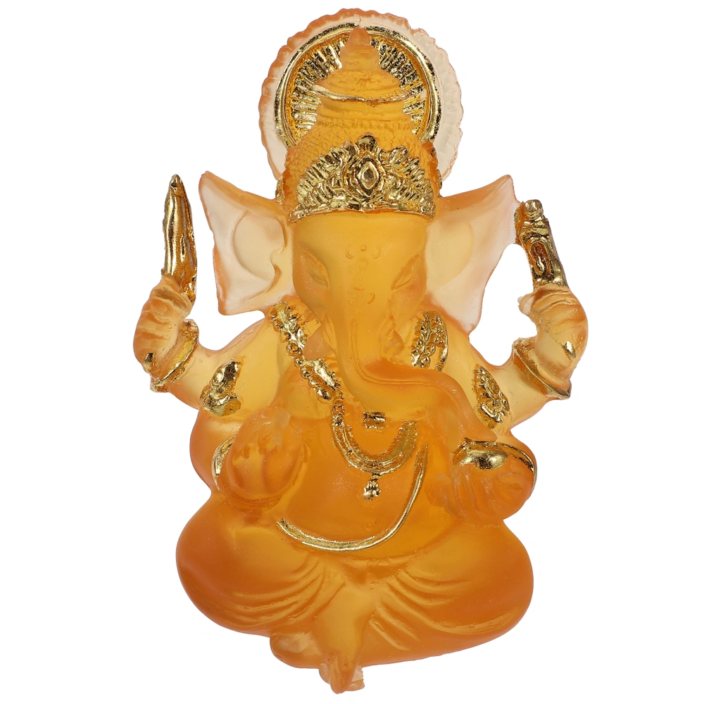 Ganesha Statue Resin Ganesha Sculpture Transparent Ganesha Statue Table Ganesha Decoration