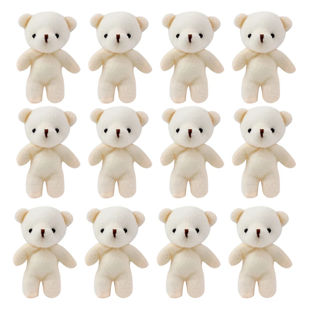 20pcs Decorative Bear Figurines Adorable Tiny Bears Multi-function Mini Bear Decors