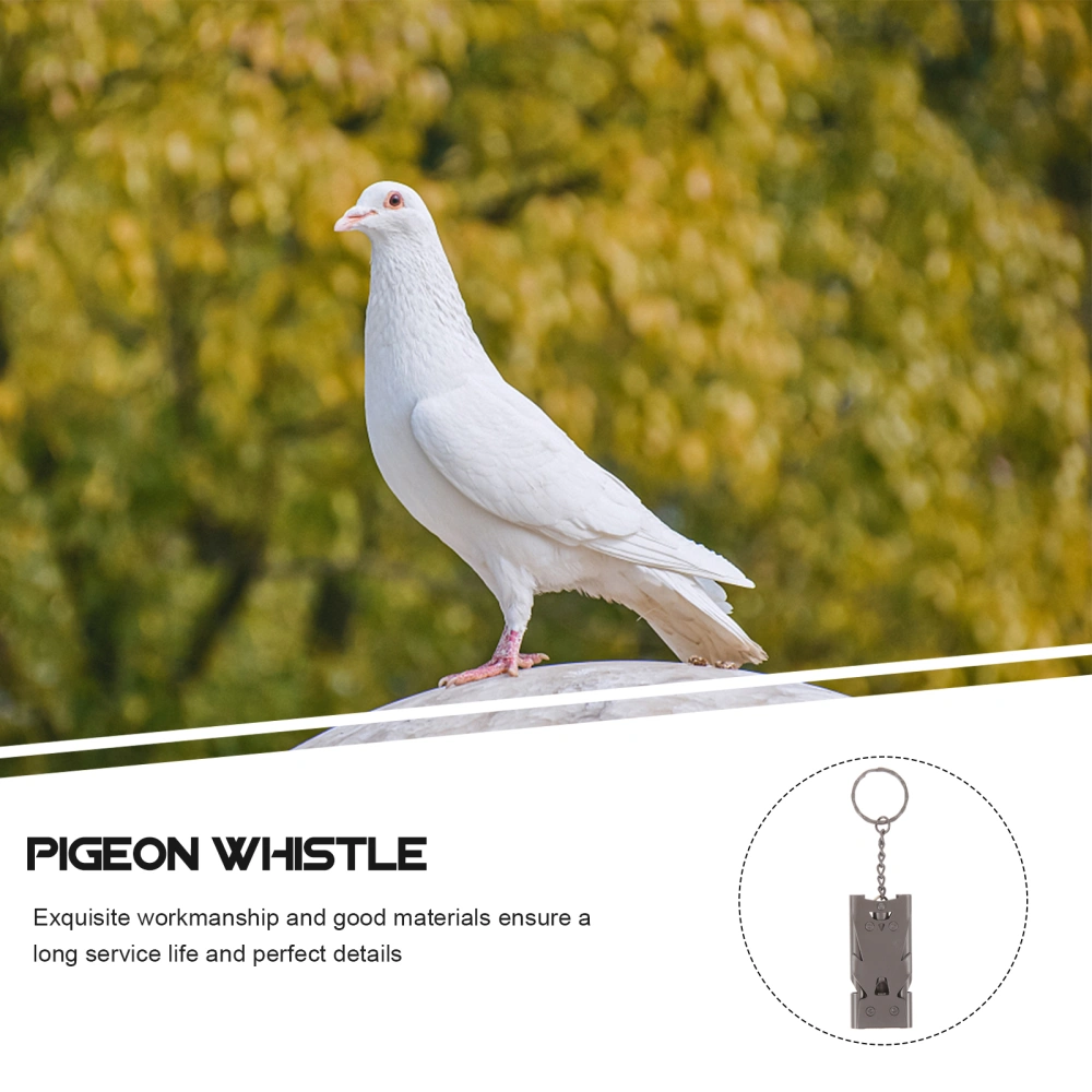 Bird Training Whistle Stainless Steel Bark Control Dog Training Whistle Outdoor Camping Survival Whistle