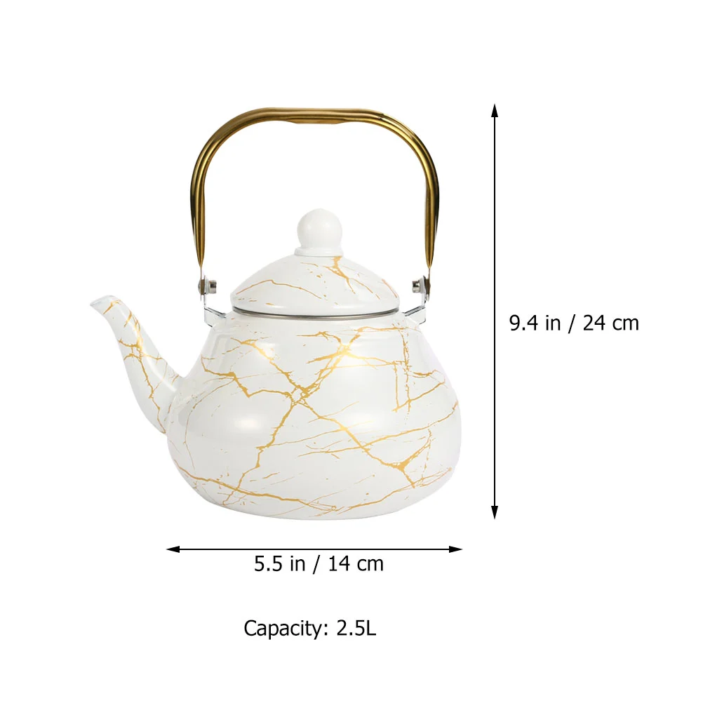 Enamel Water Kettle Multi-function Stovetop Kettle Household Coffee Kettle Tea Supply
