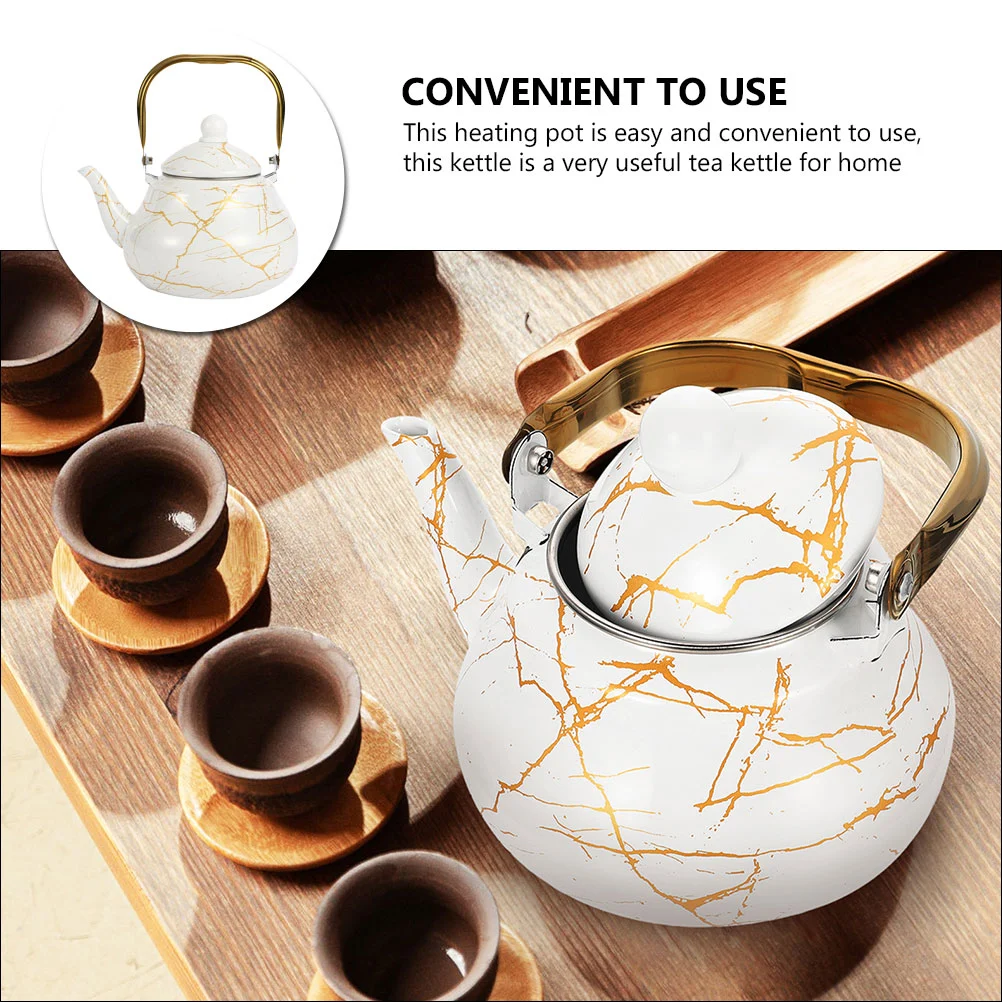 Enamel Water Kettle Multi-function Stovetop Kettle Household Coffee Kettle Tea Supply
