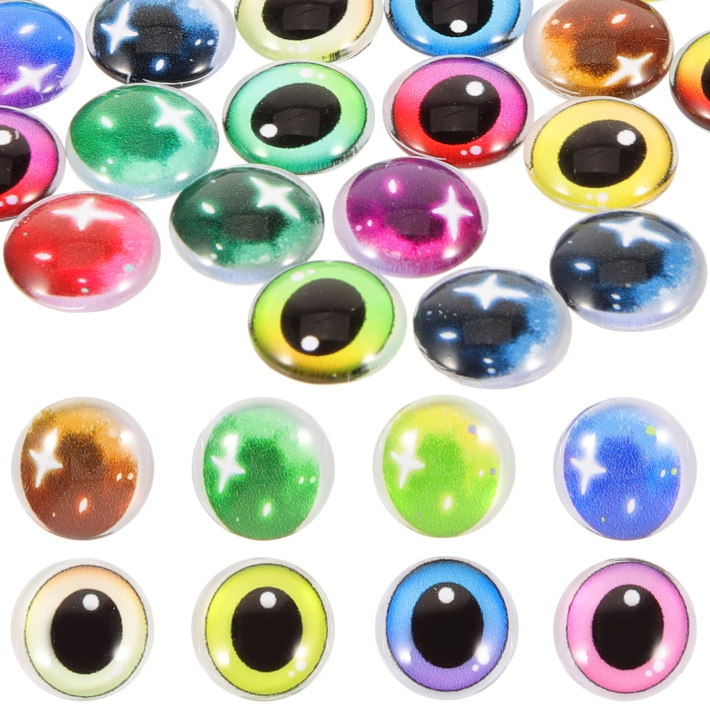 100pcs Doll Making Eyeball Adorns Decorative Fake Eyes Simulation Eye Props Diy Materials