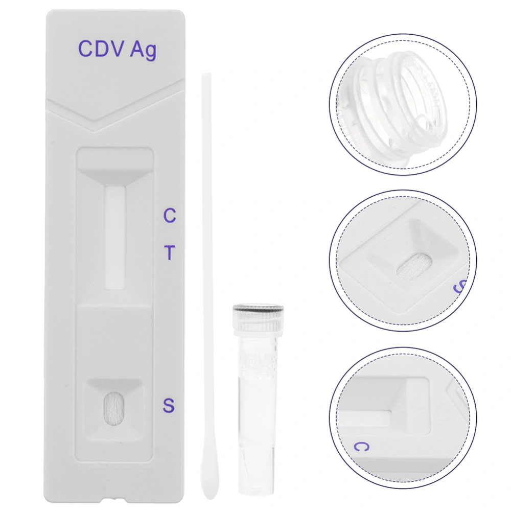 1 set of Portable Test Paper Pet Testing Strips Pet Distemper Testing Supplies