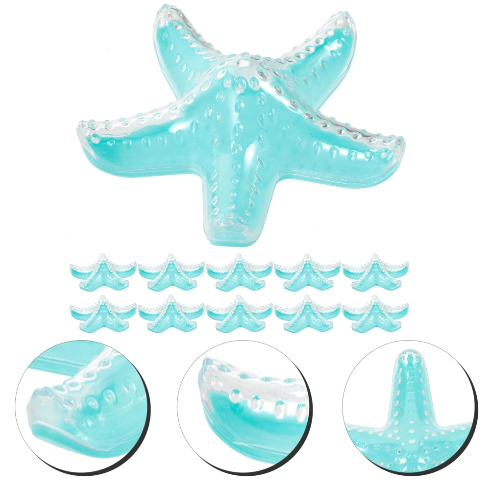 10Pcs Sea Star Shaped Candy Boxes Sugar Storage Box Candy Wrapping Box Container (Random Color)