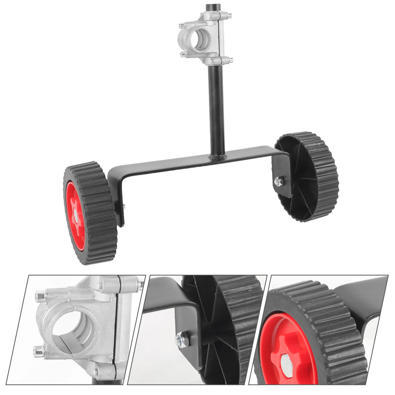 Garden Mower Support Caster Hand Truck Wheel Mower Cart Caster Generator Wheel
