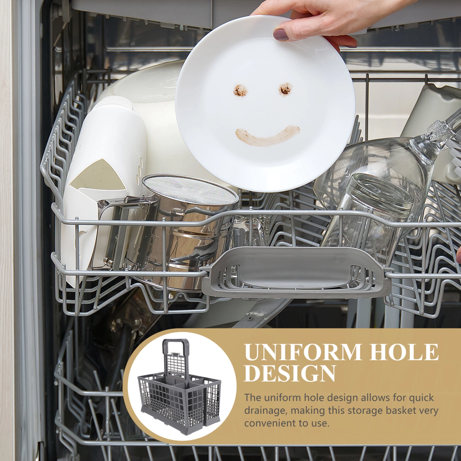 Dishwasher Basket Dishwasher Utensil Basket Small Basket Dishwasher Silverware Rack