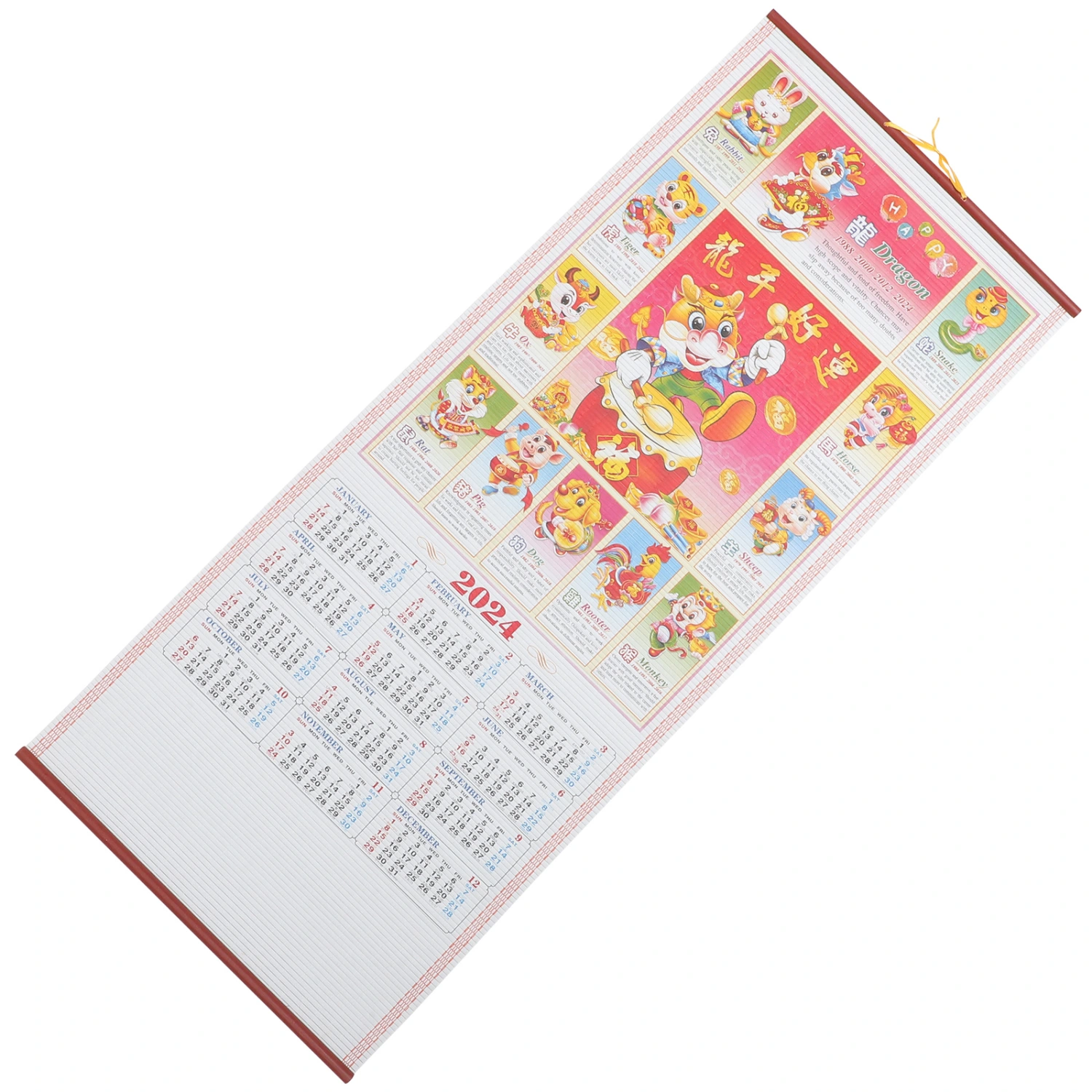 Hanging 2024 Calendar Exquisite Calendar Pendant 2024 New Year Calendar Wall Calendar Decor