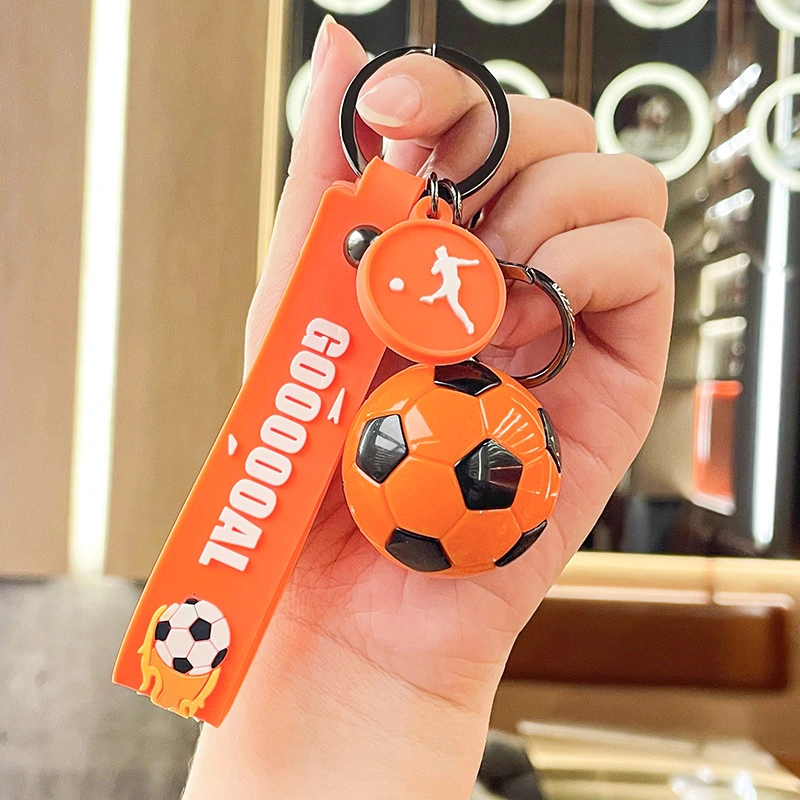 Football Keychain Sports Soccer Keychain Pendant Keychain Decorative Keychain for Bag