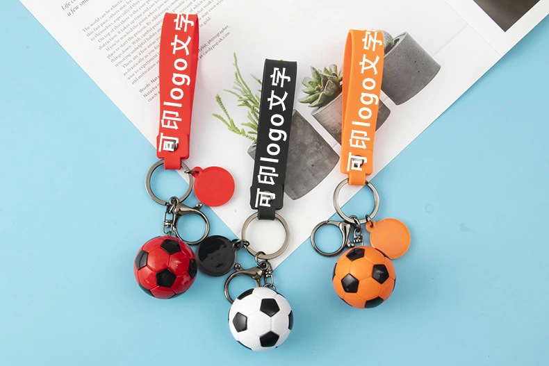 Football Keychain Sports Soccer Keychain Pendant Keychain Decorative Keychain for Bag