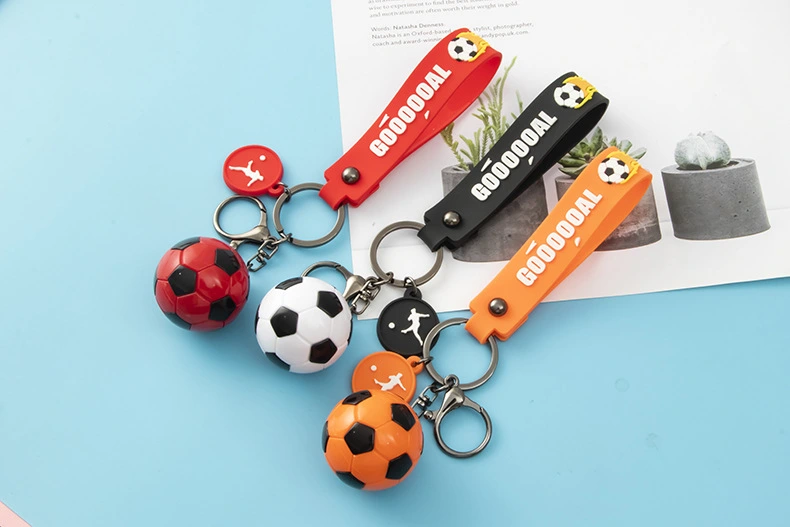 Football Keychain Sports Soccer Keychain Pendant Keychain Decorative Keychain for Bag
