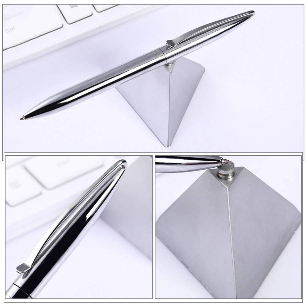 1 Set of Floating Writing Pen Office Desktop Writing Pen with Base Desk Accessory for Men