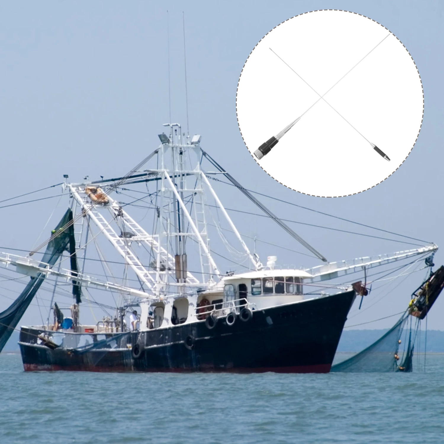 Whip Antenna Ham Radio Antenna Retractable 27mhz Ham Radio Antenna Accessory for Marine