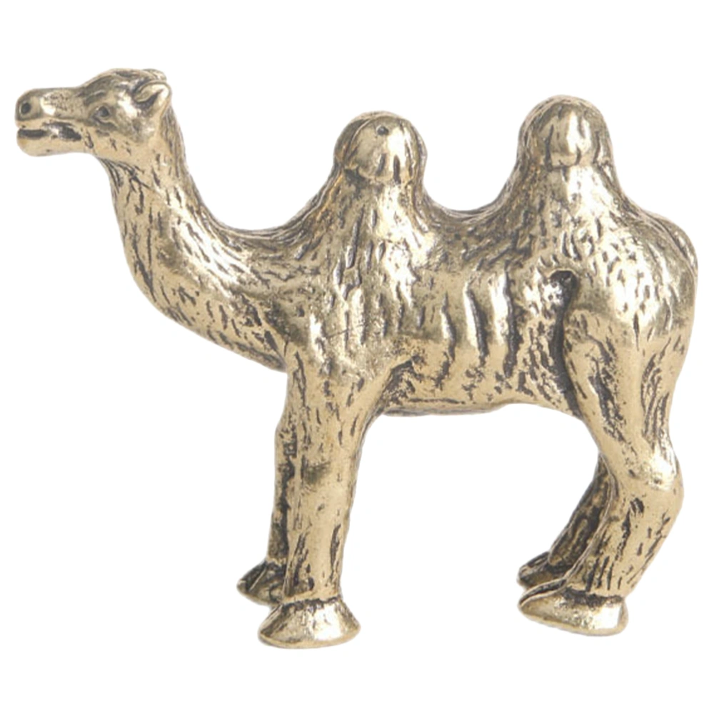 Retro Brass Camel Statue Home Desktop Decoration Small Brass Camel-shape Figurine