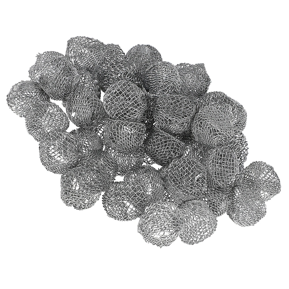 100Pcs Smoking Tobacco Net Balls Tobacco Pipe Filters Small Filter Nets Smoking Accessories