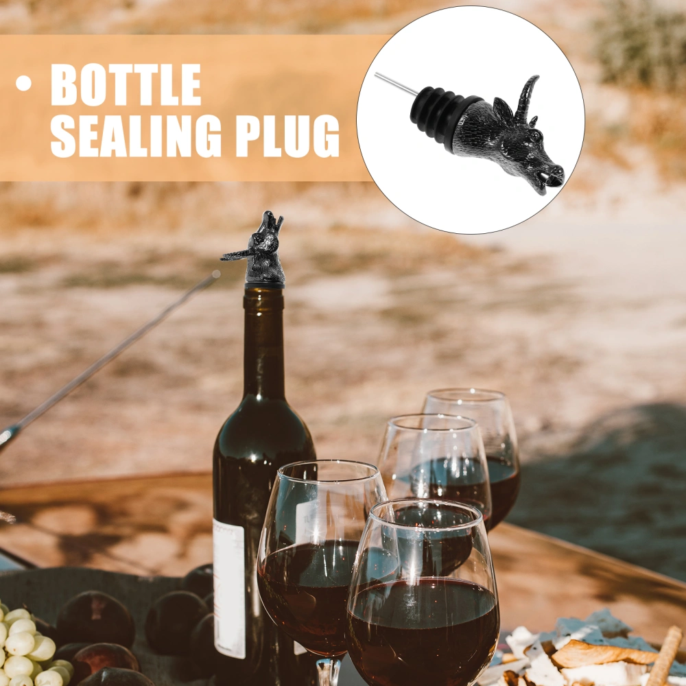 Wine Aerator Pourer Spout Bottle Pourer Novelty Animal Head Wine Pourer for Party