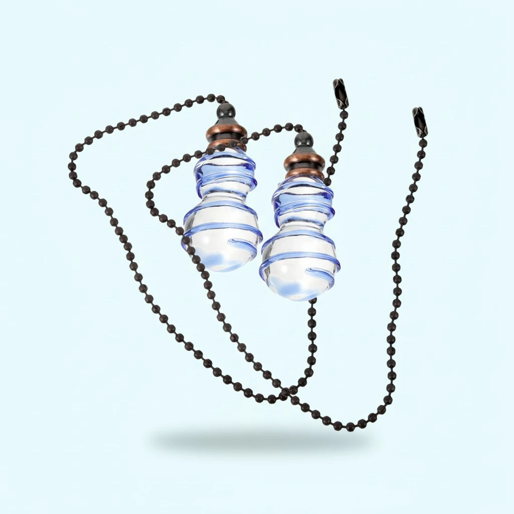 2pcs Ceiling Fan Pull Chain Ceiling Fan Pull Chain Ornaments Hanging Decoration