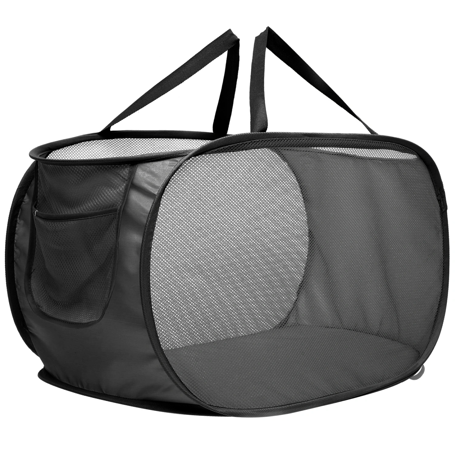 Mesh Laundry Hamper Foldable Clothes Storage Holder Household Laundry Basket Bin
