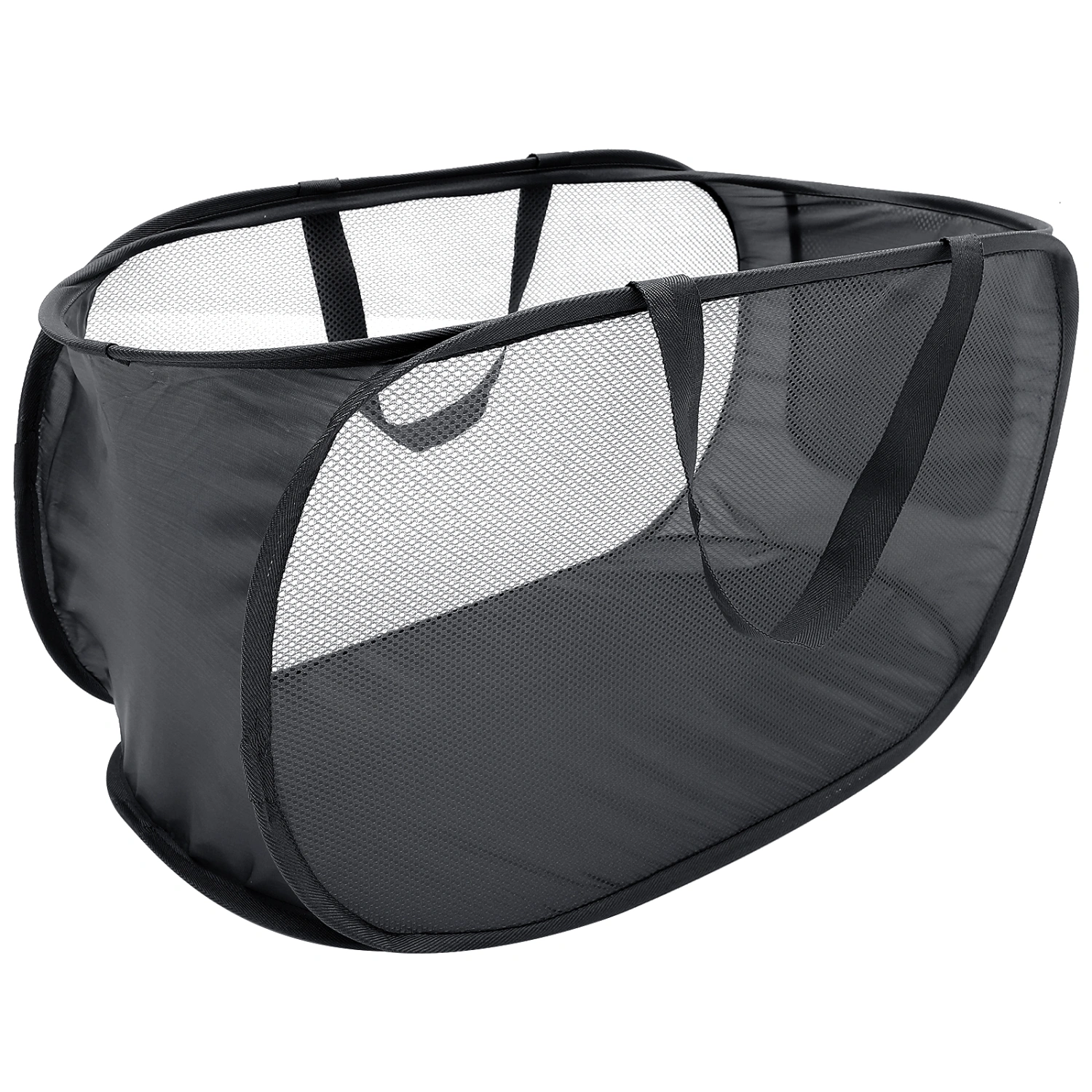Mesh Laundry Hamper Foldable Clothes Storage Holder Household Laundry Basket Bin