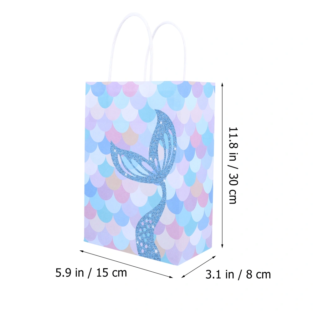 15pcs Multi-function Gift Bags Convenient Present Bags Portable Paper Bags Present Supply