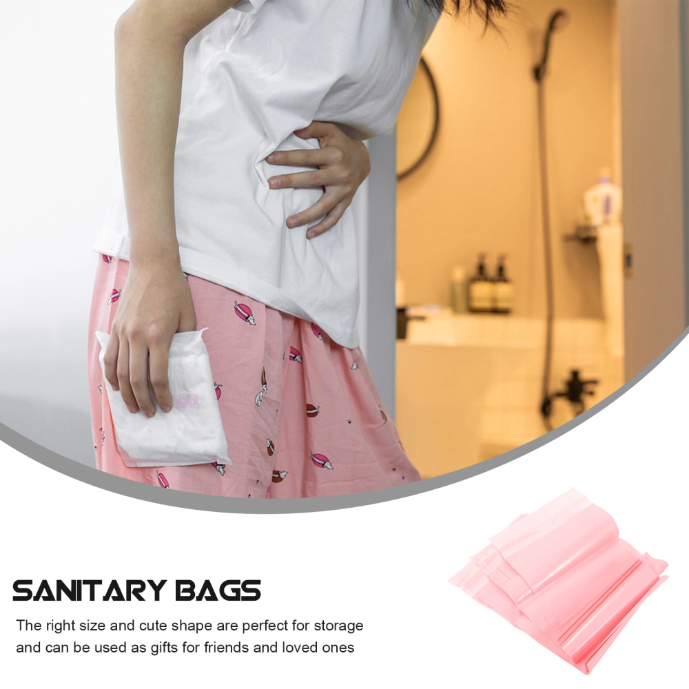 100pcs Disposable Sanitary Napkin Bags Sanitary Bags Feminine Sanitary Napkin Bags