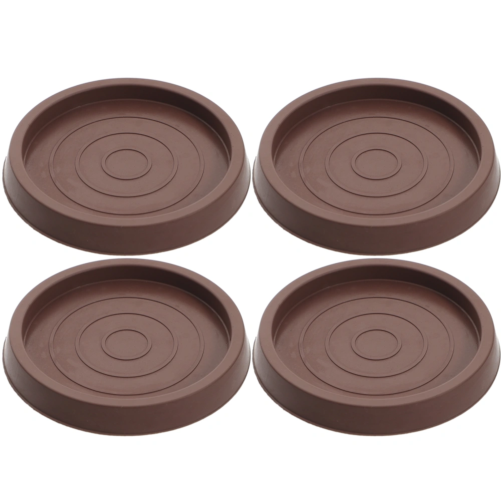 4Pcs Coaster Cup Furniture Round Furniture Coaster Stopper For Preventing Sliding Couch Coaster