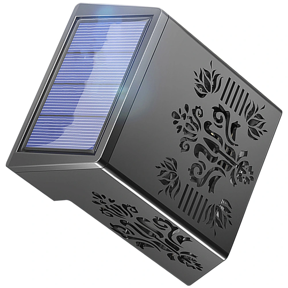 LED Fence Light Solar Powered Light Outdoor Wall Lamp Garden Solar Light for Pathway Patio