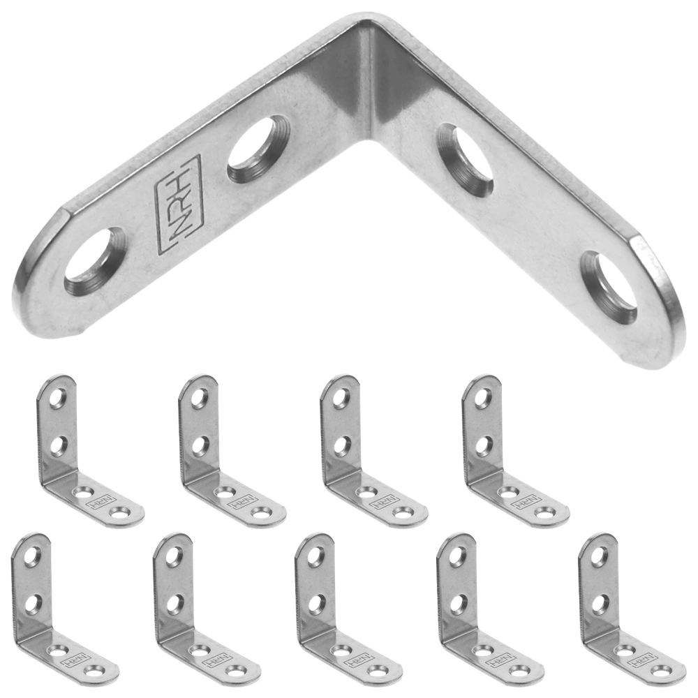 10pcs 90 Degree Corner Brace Corner Brackets Small Shelf Brackets Right Angle Brackets