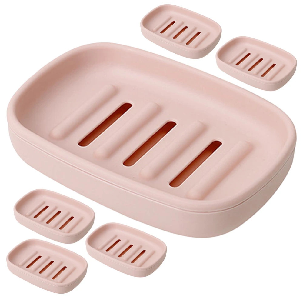 6pcs Soap Dishes Travel Soap Case Soap Holder Travel Soap Box Soap Container