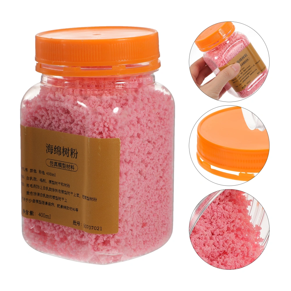 1 Bottle of Landscape Basing Material Grass Dressing Scatter Sponge Moss Material 400ml