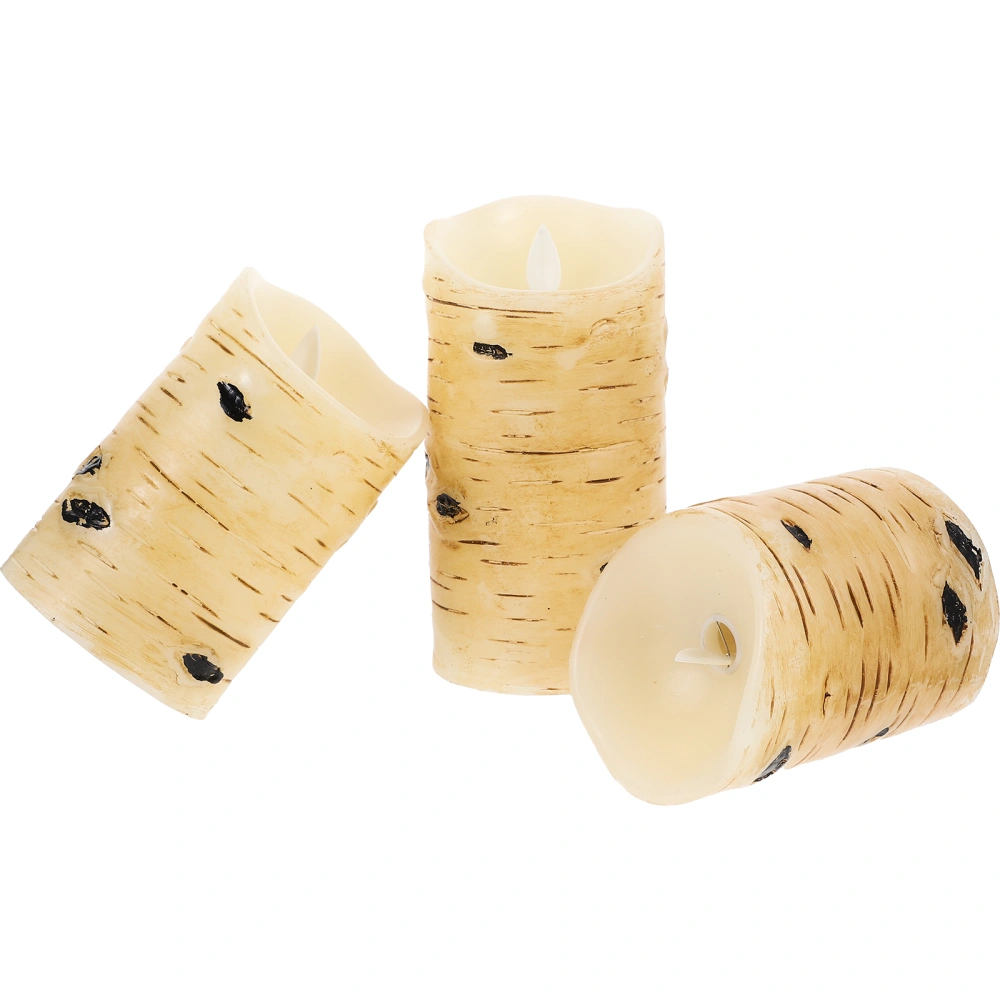 1 Set of Battery Operated Candles Flameless Candles Wedding Reusable Candle Lights