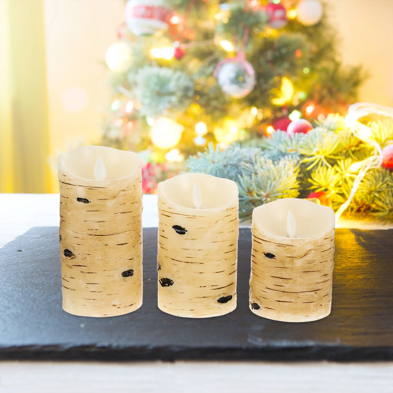 1 Set of Battery Operated Candles Flameless Candles Wedding Reusable Candle Lights