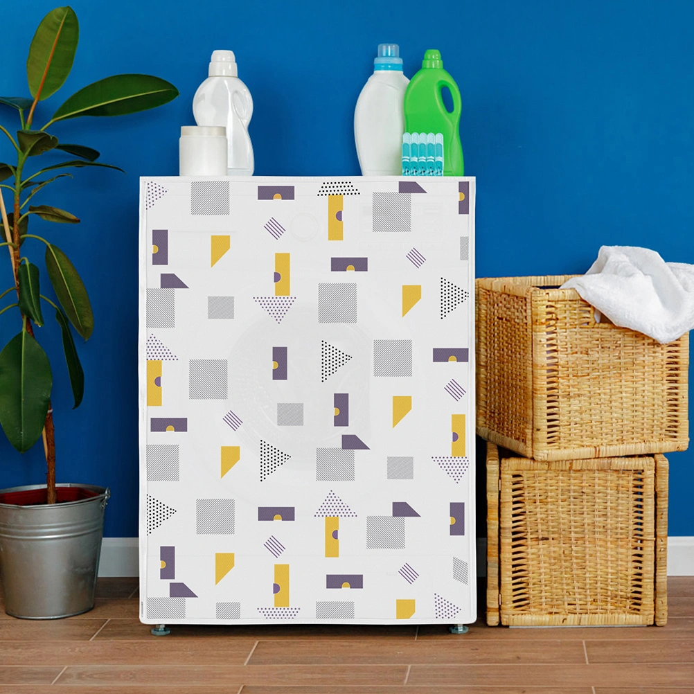 Washing Machine Cover Washer Dust Cover Decorative Washer and Dryer Protective Cover