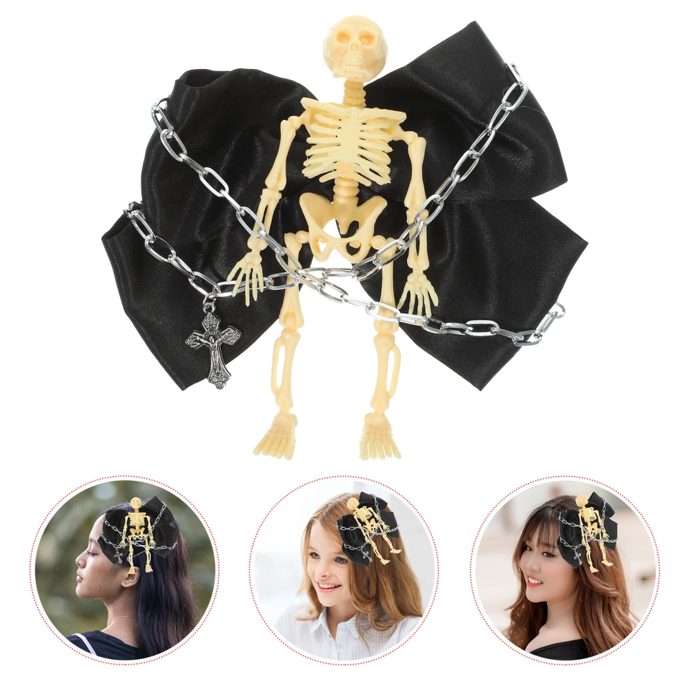 Halloween Hair Clip Gothic Hair Clip Skeleton Hair Clip Decorative Hair Clip for Women