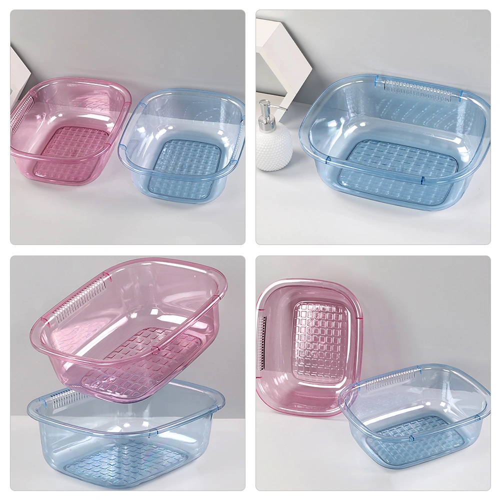 Kitchen Washing Basket Vegetable Washing Basin Rice Strainer Fruit Cleaning Basket