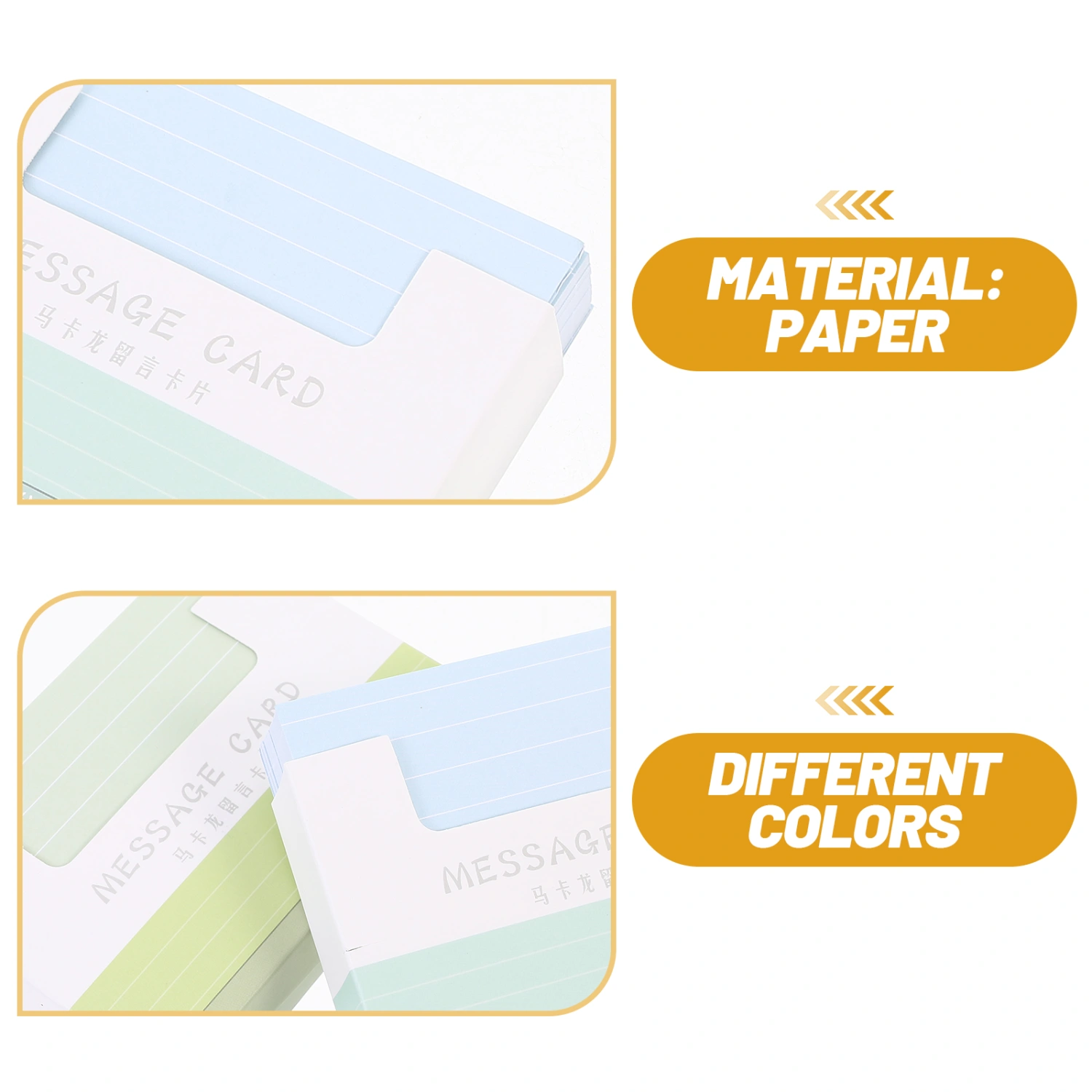 300pcs Lined Index Cards Colored Index Card Box Colored Flash Cards Blank Note Cards