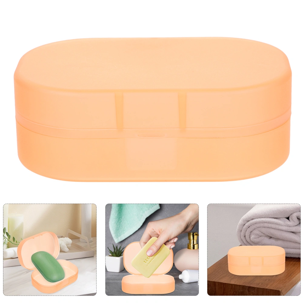 Soap Holder with Lid Soap Container Water Absorption Sponge Bar Soap Storage Box